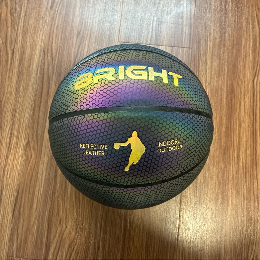 Bright Brand Holographic Reflective Basketball Indoor/ Outdoor